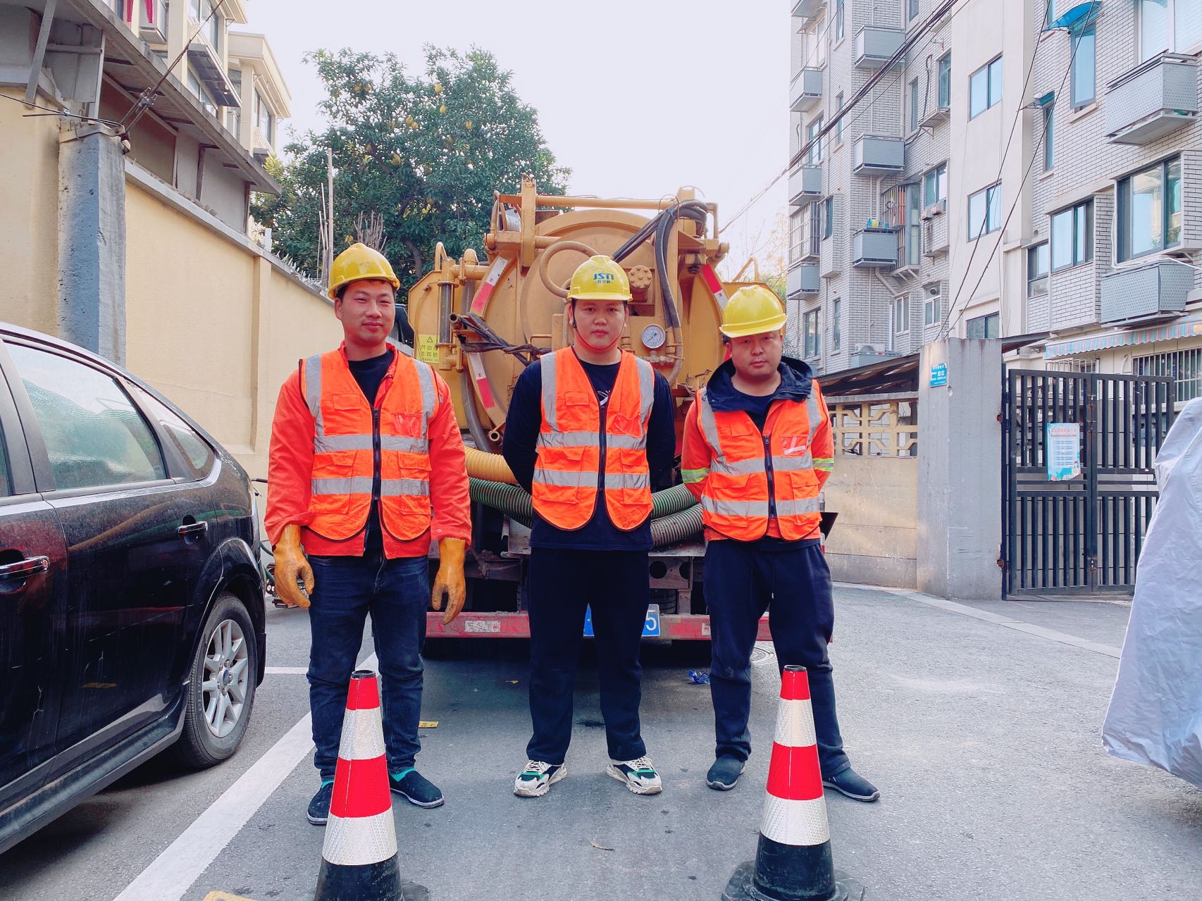 厨房南京某小区管道清淤检测施工